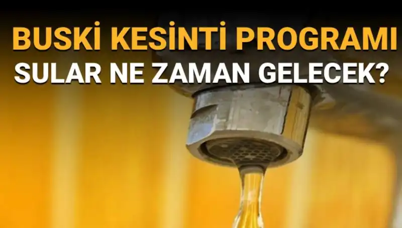 Bursa Nilüfer'de Su Kesintileri Ne Zaman Bitecek? İşte BUSKİ Programı