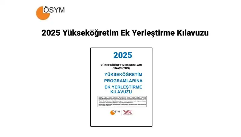 Yükseköğretim Ek Yerleştirme Kılavuzu 2025: Tüm Detaylar