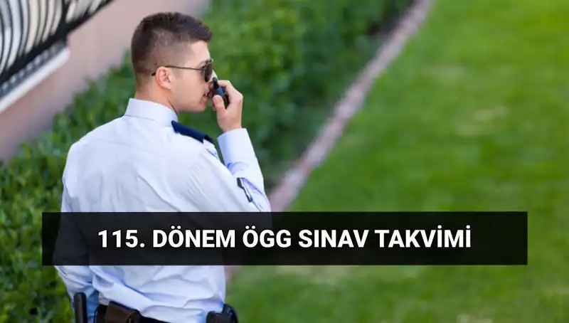 2025 Özel Güvenlik Sınavı: Tarihler ve Yerler Hakkında Bilgiler Açıklandı