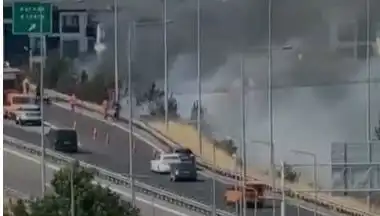Anadolu Otoyolu'nda Sigara İzmaretinden Yangın İhbarı Korkuttu