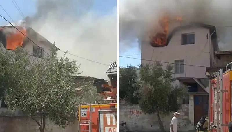Hatay'da Yangın Faciası: Küçük Çocuk Hastaneye Kaldırıldı