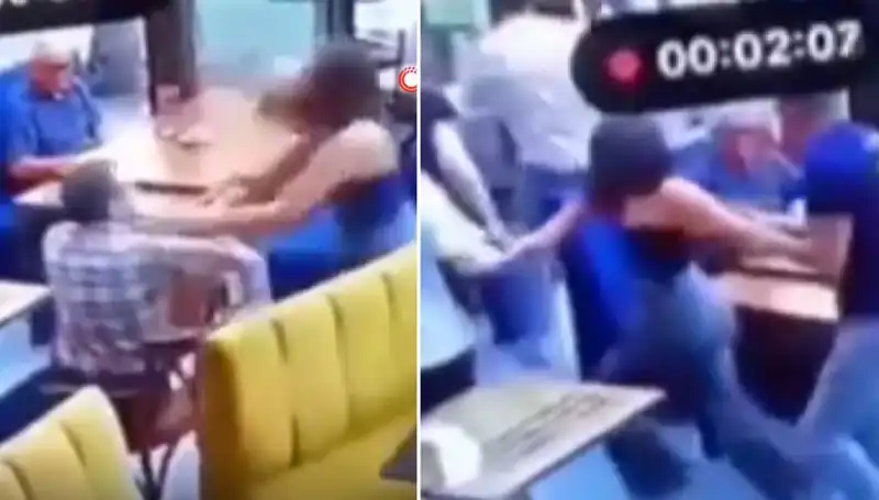 Garsona Tokat Attı, Dayak Yemekten Kurtulamadı: Olay Yerinde Şok Anlar